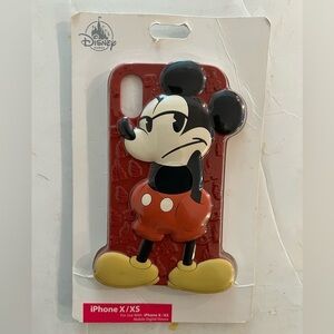 Disney Tech Retro Mickey Mouse Red Silicone iPhone  X/ XS Cellphone Case